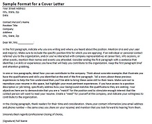 cover letter example