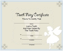 free tooth fairy letters to print
