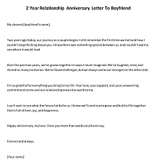 2-Year Relationship Anniversary Letter To Boyfriend DOC