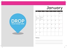 2023 Desktop Calendar Template