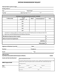 Expense Reimbursement Request Form