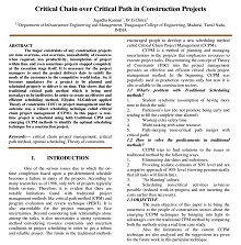 Critical Path in Construction Projects