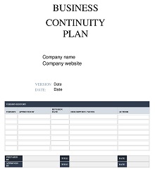 Global IT Services Business Continuity Plan