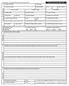 Investigation Report Format Sample