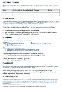 32+ Free Business Continuity Plan Checklist Templates (PDF, DOC) » ExcelSHE