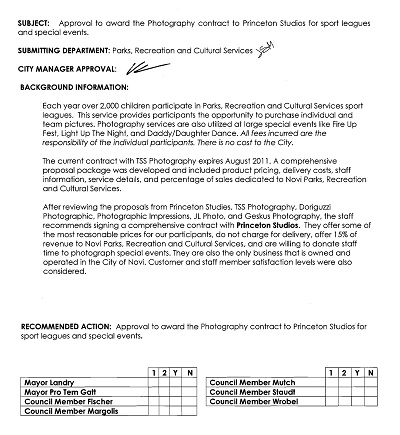 Award Photography Contract Template