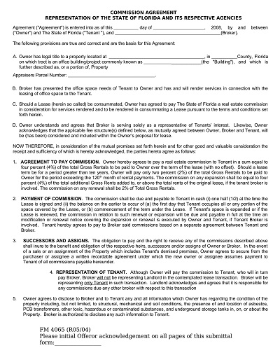 Land Sales Commission Agreement Template