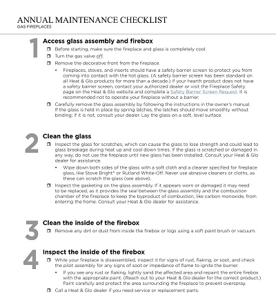 Annual Maintenance Checklist Template