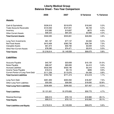 Financial Analysis Report Sample