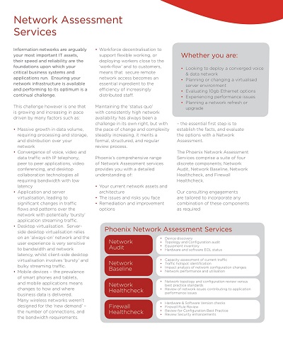 Network Assessment Services Template