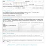 Student Loan Application Form Template PDF