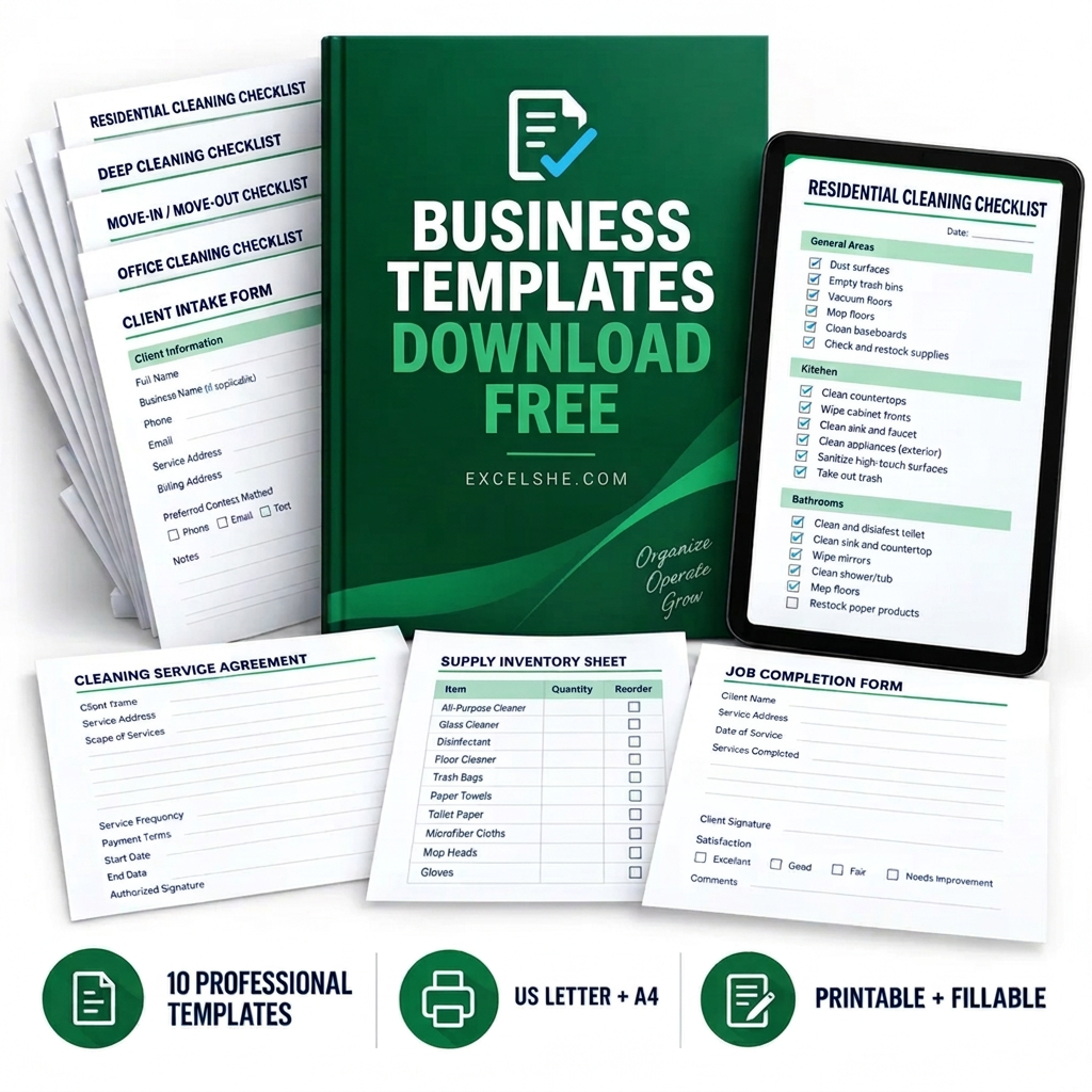 business templates bundle image showing multiple templates as bundle